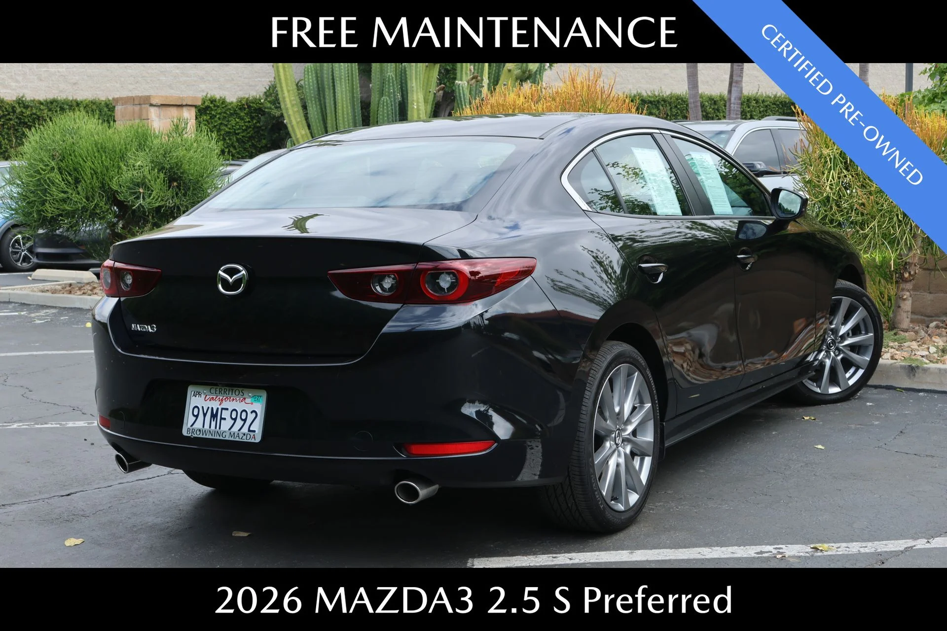 Certified Used 2026 Black Mazda 2.5 S Preferred image 2