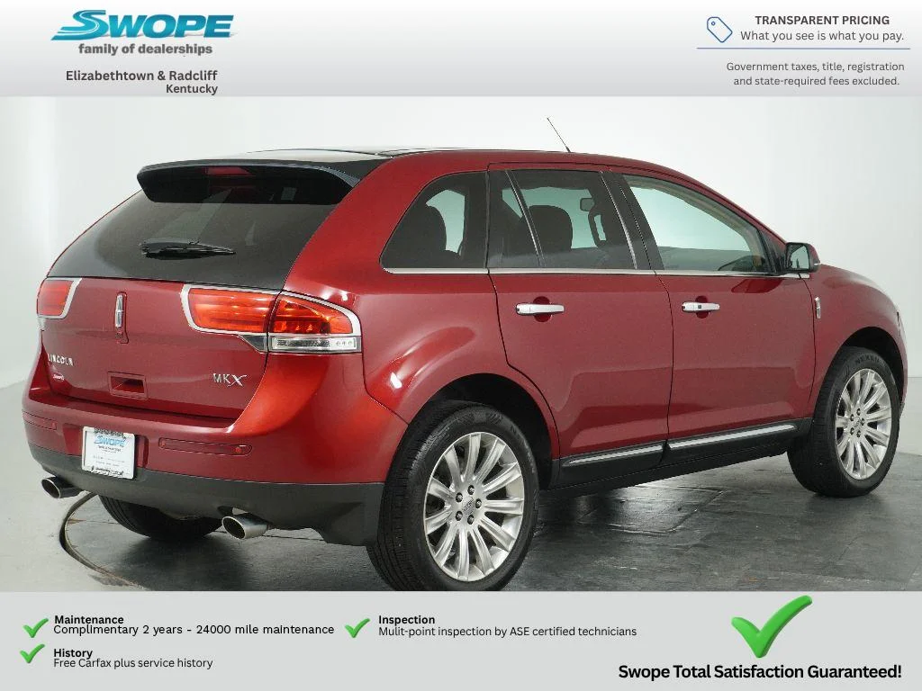 Used 2013 Ruby Red Metallic Tinted Clearcoat Lincoln Base image 3