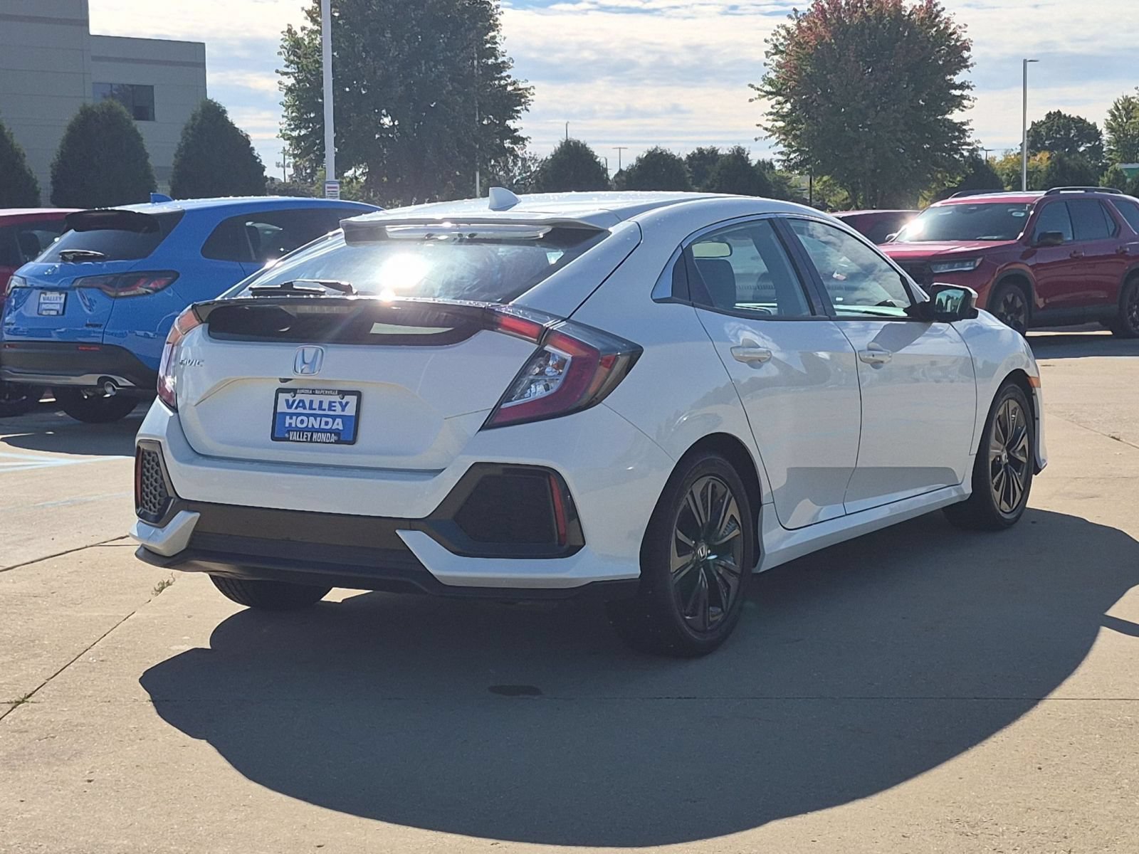 Certified Used 2019 White Orchid Pearl Honda EX Hatchback image 6