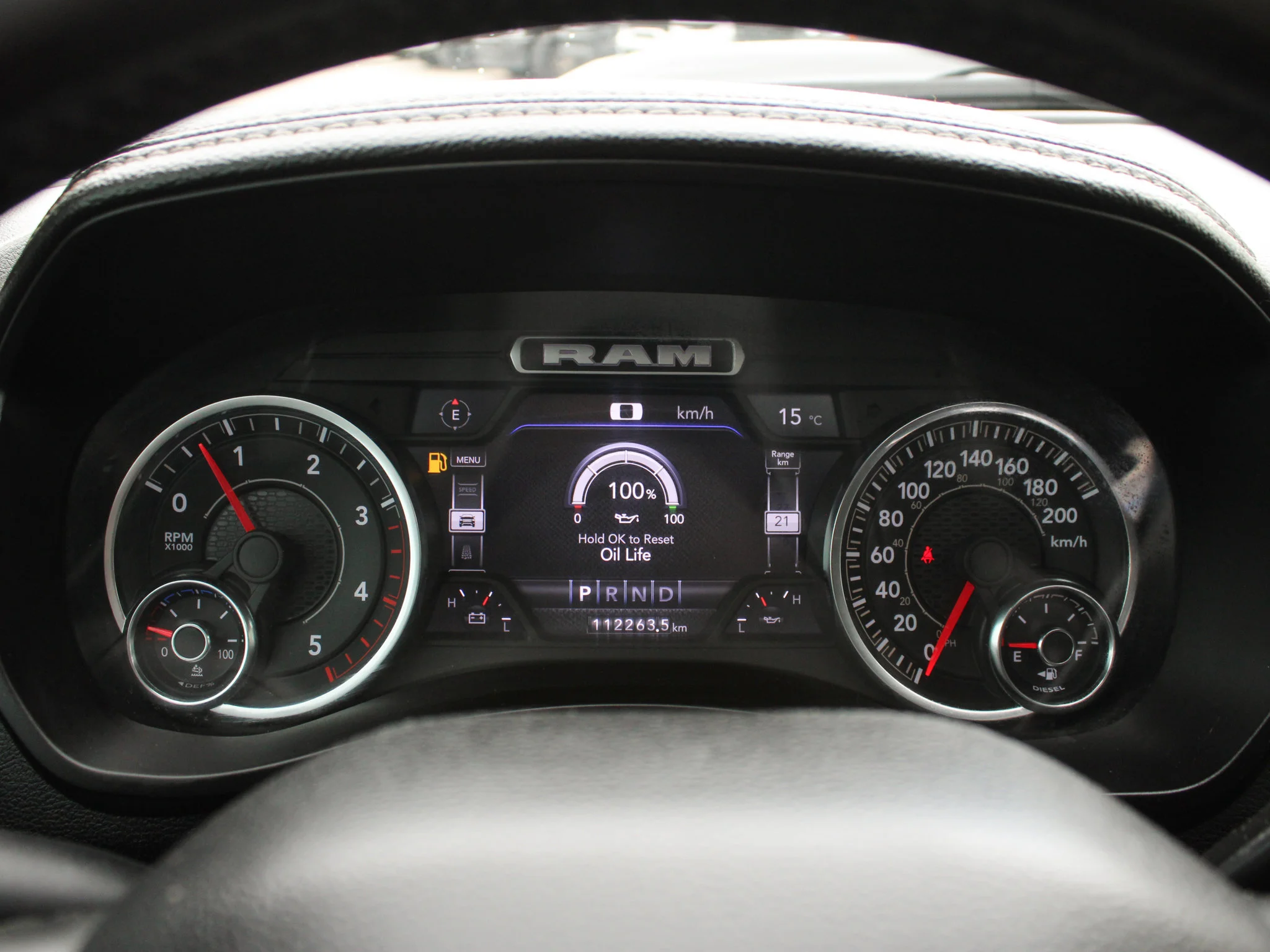 Certified Used 2023 Black RAM Laramie * One Owner | 5th Wheel & Gooseneck | Rear Air Suspension | Diesel | Apple CarPlay | Sunroof image 5