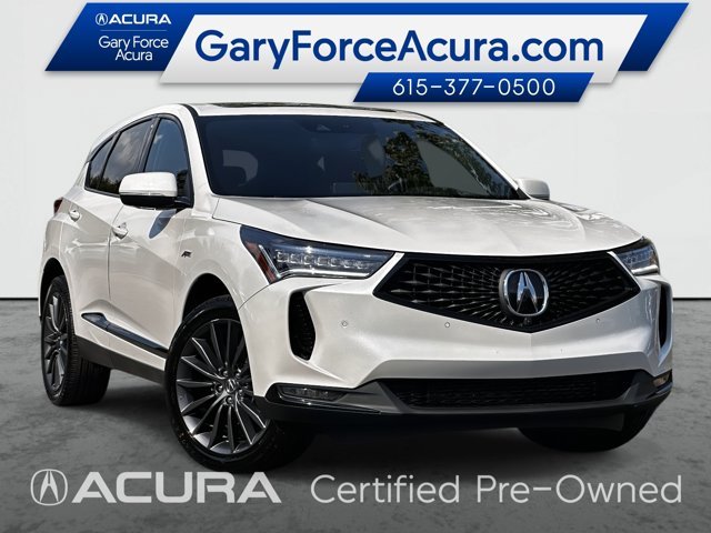 Used 2024 Platinum White Pearl Acura SH-AWD A-SPEC ADV image 1