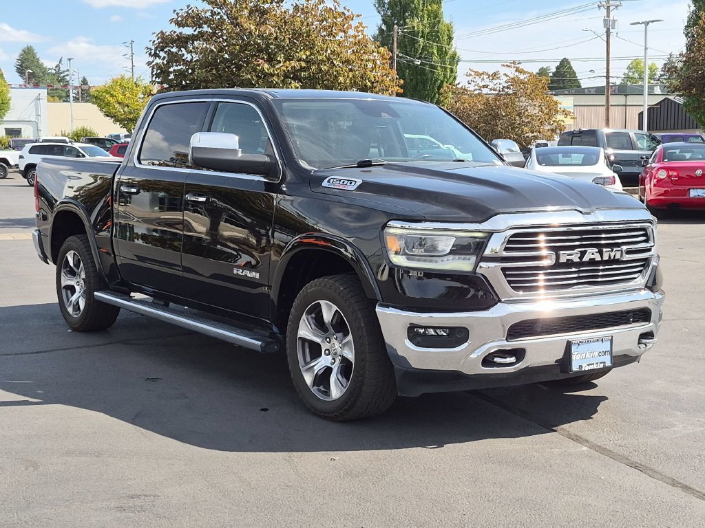 Used 2021 Diamond Black Crystal Pearlcoat Ram Laramie image 7