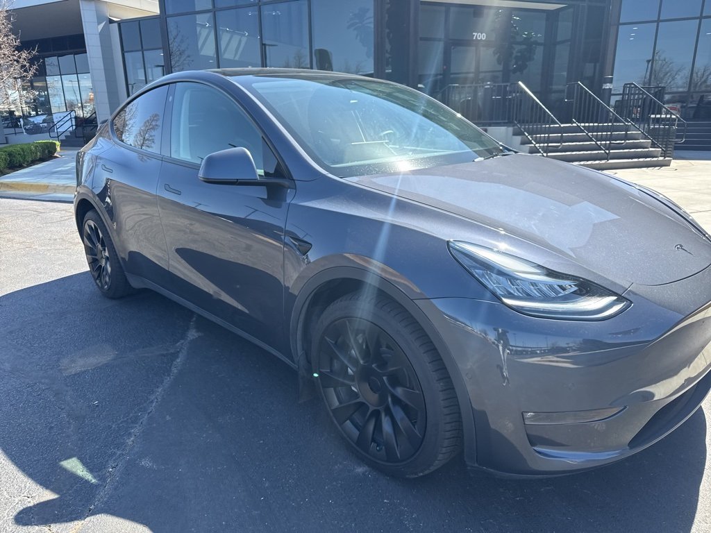 Used 2022 Tesla Model Y Long Range with VIN 7SAYGDEE7NF384803 for sale in Oklahoma City, OK