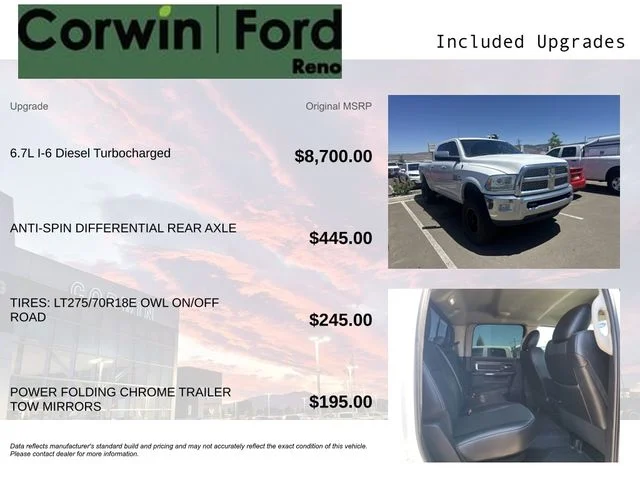 Used 2017 Bright White Clearcoat Ram Laramie image 3