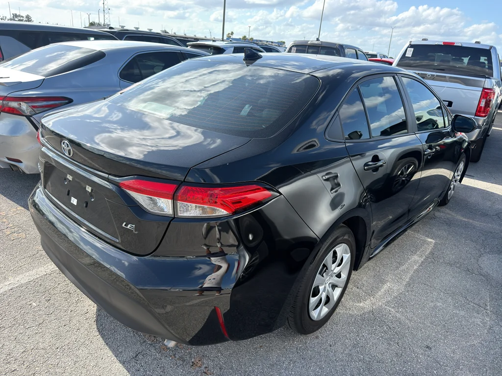 Used 2024 Midnight Black Metallic Toyota LE image 3