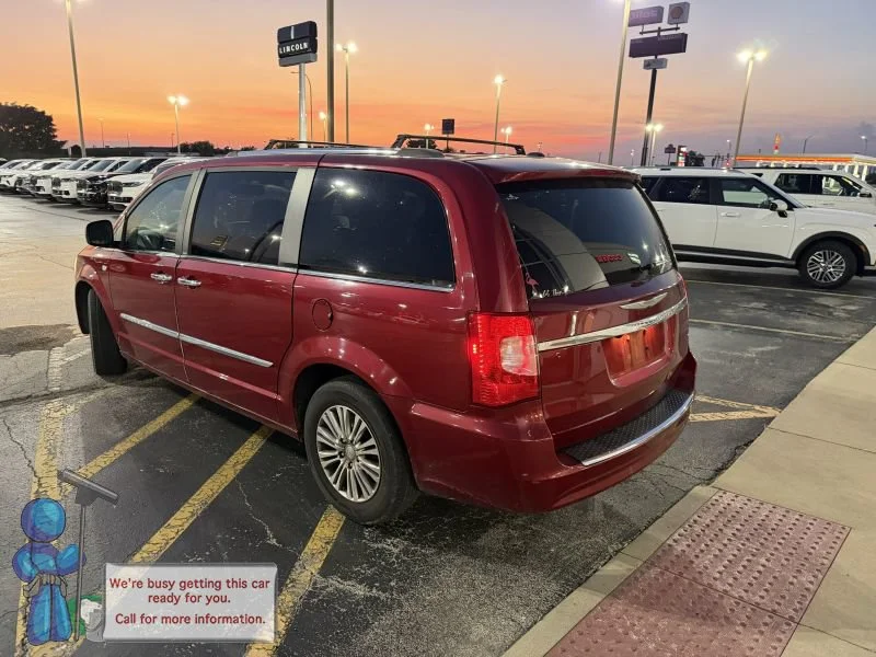 Used 2014 Deep Cherry Red Crystal Pearlcoat Chrysler Touring-L image 3