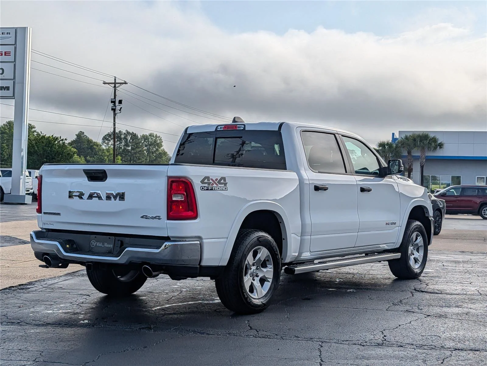 Used 2025 Bright White Clearcoat Ram Big Horn image 6