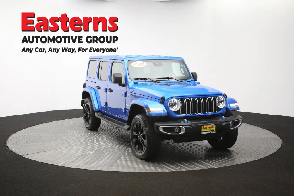 Used 2024 Blue Jeep Sahara 4xe image 52