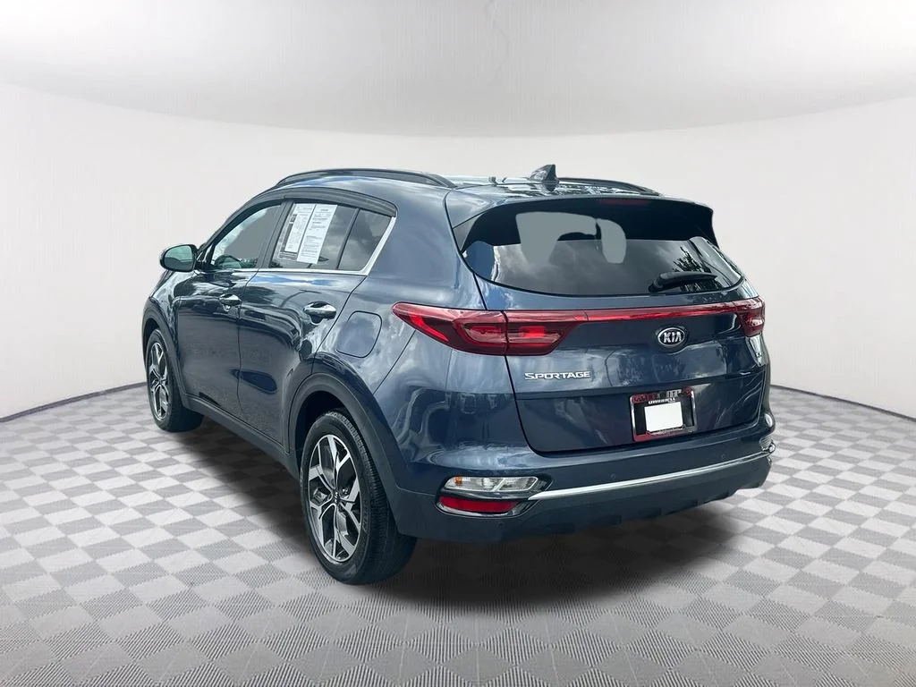 Used 2021 Blue Kia EX image 7