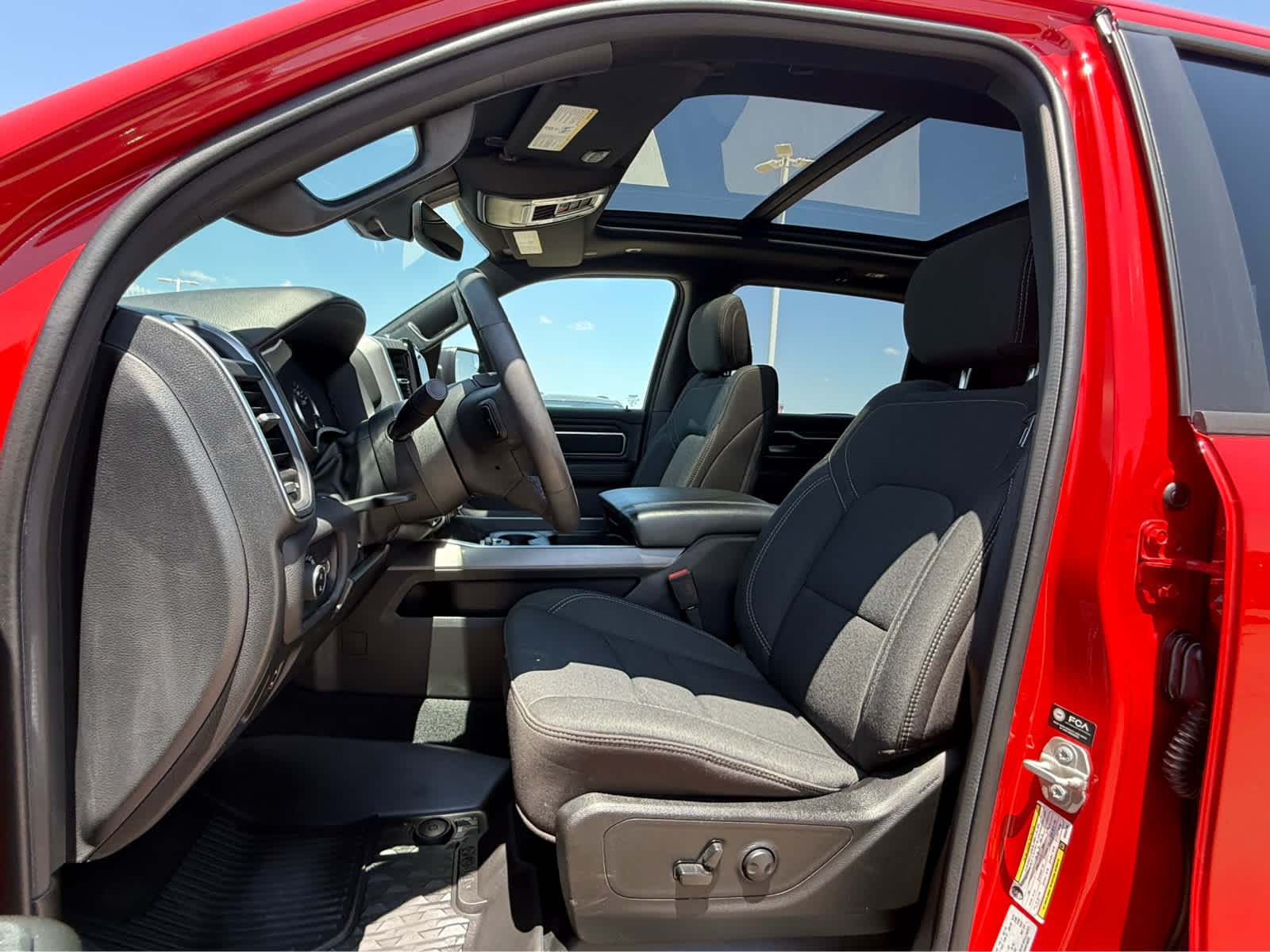 Used 2025 Flame Red Clearcoat Ram Lone Star image 18