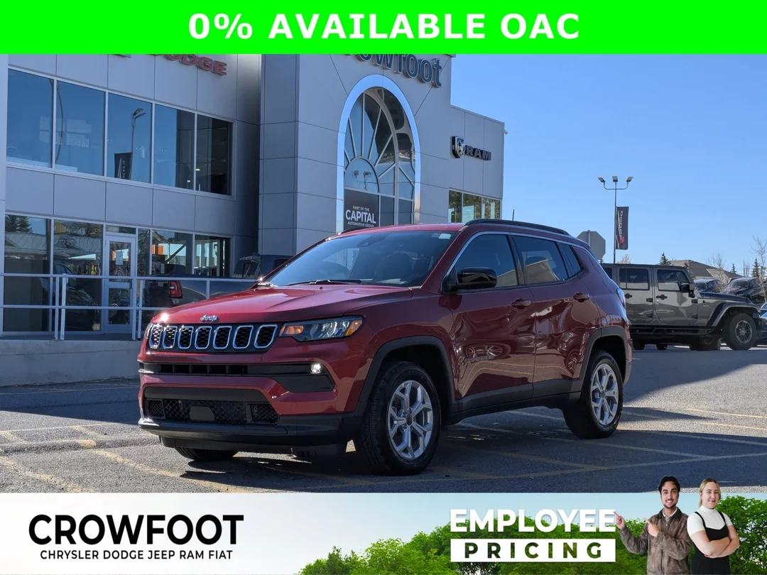 New 2026 Red Jeep North - - 4x4 - Panoramic Sunroof - Alpine Audio - Adaptive Cruise - Power Liftgate & More! image 1