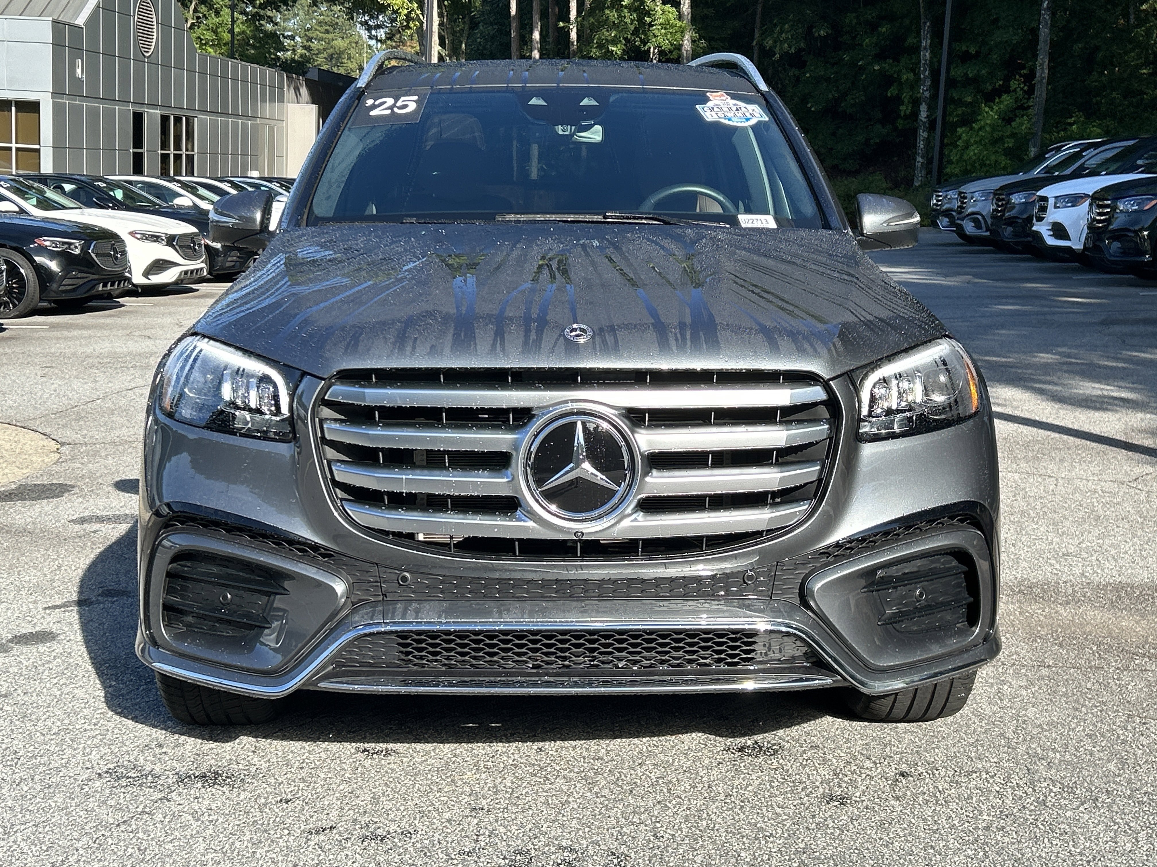Certified Used 2025 Selenite Grey Metallic Mercedes-Benz GLS 450 4MATIC® SUV image 3