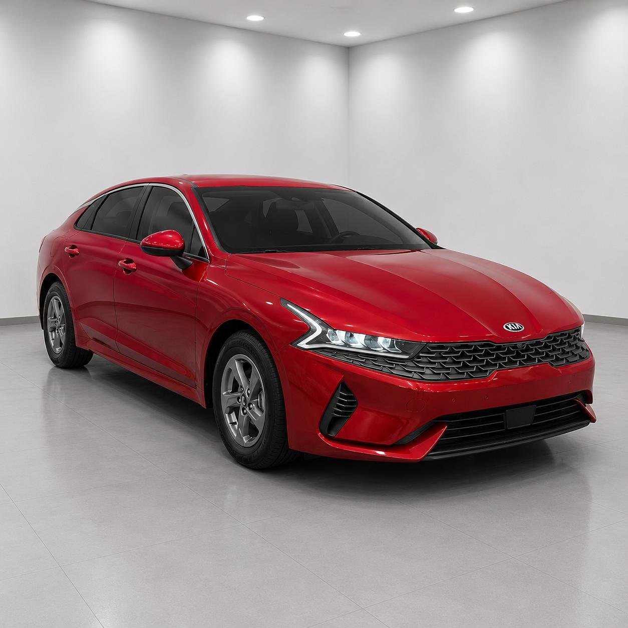 Used 2021 Passion Red Kia LXS image 7