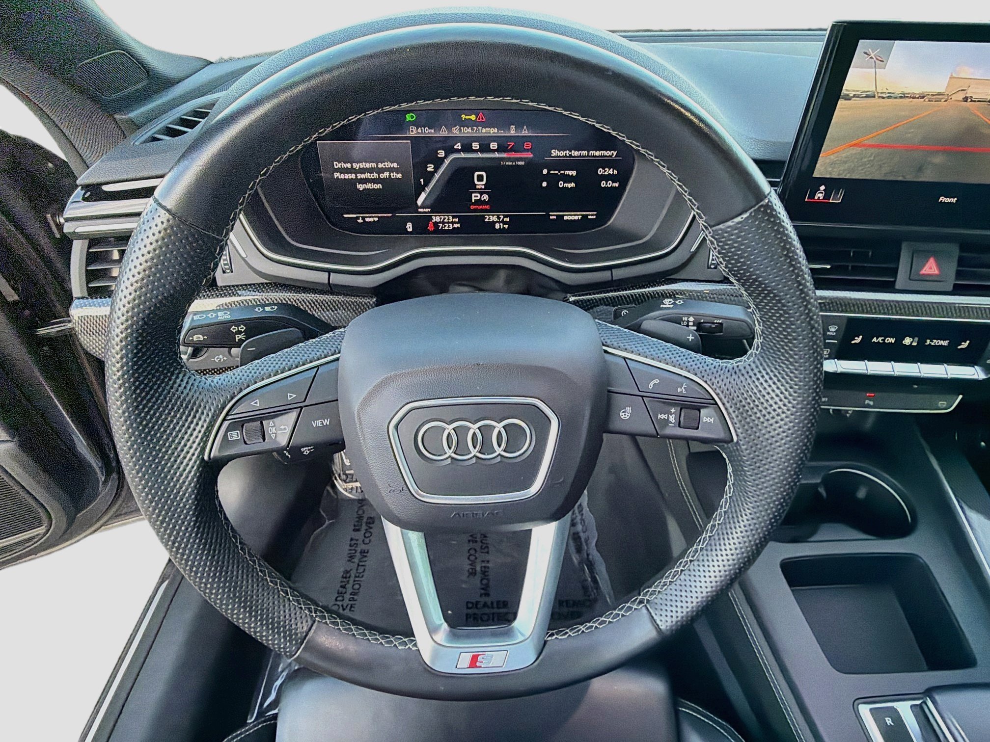 Used 2023 Daytona Gray Pearl Effect/Black Roof Audi Premium Plus image 38