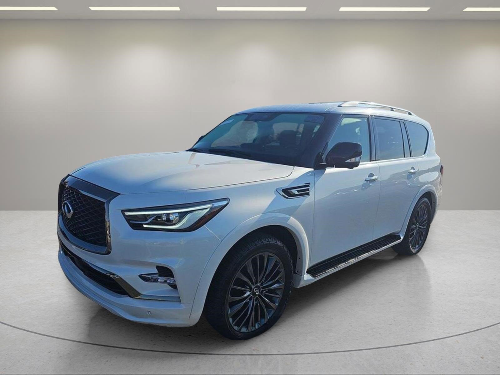 Used 2023 Moonstone White INFINITI PREMIUM SELECT image 1
