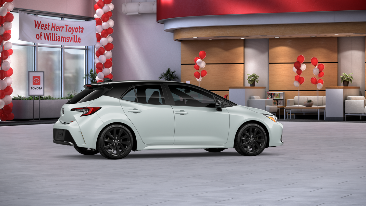 New 2026 Wind Chill Pearl with Midnight Black Metallic roof Toyota XSE image 11