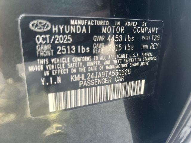 New 2026 Gray Hyundai SE image 13
