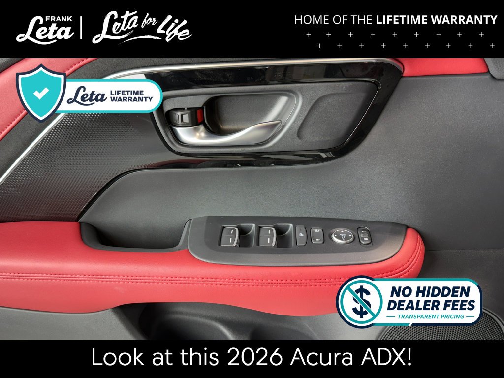 New 2026 Platinum White Pearl Acura w/A-Spec Package image 17