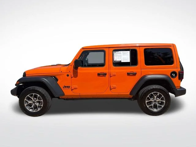 Certified Used 2025 Orange Jeep Sport S image 8