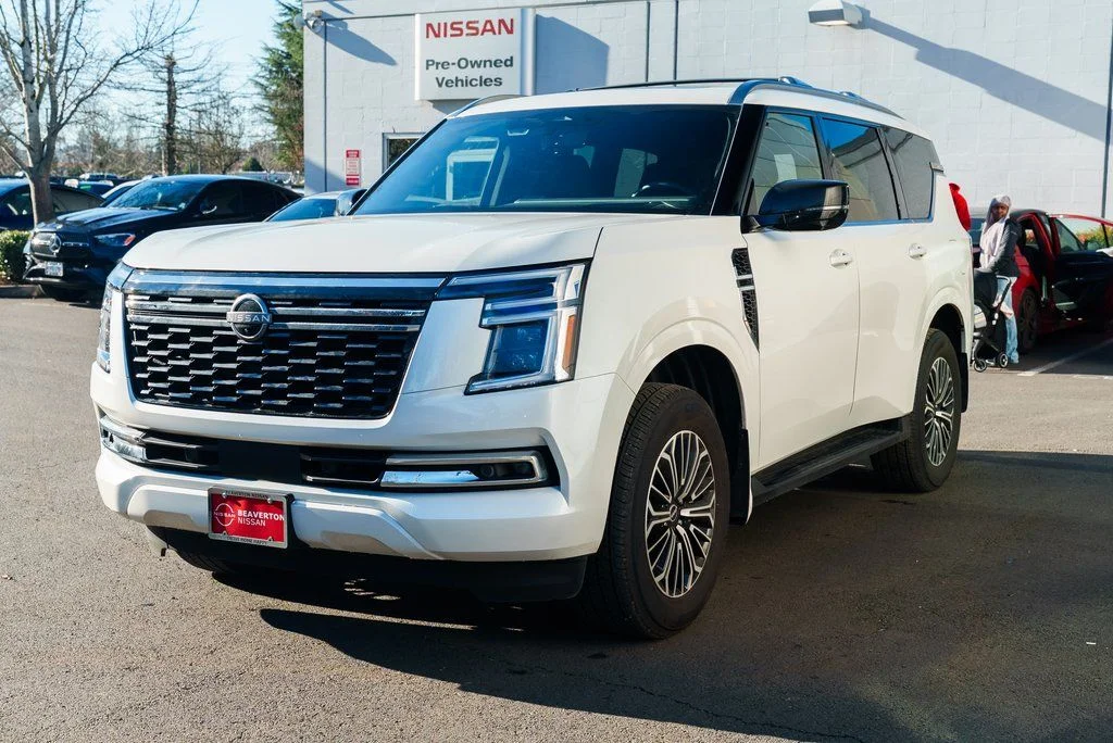 New 2026 Aspen White TriCoat Nissan Platinum image 3