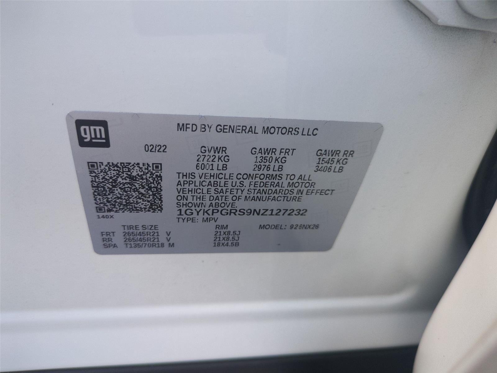 Used 2022 Crystal White Tricoat Cadillac Sport image 43