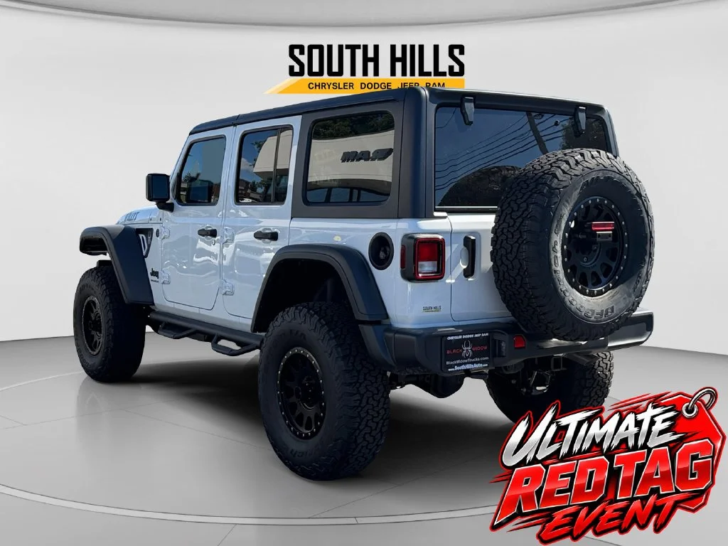 New 2026 Bright White Clear-Coat Exterior Paint Jeep Black Widow image 3
