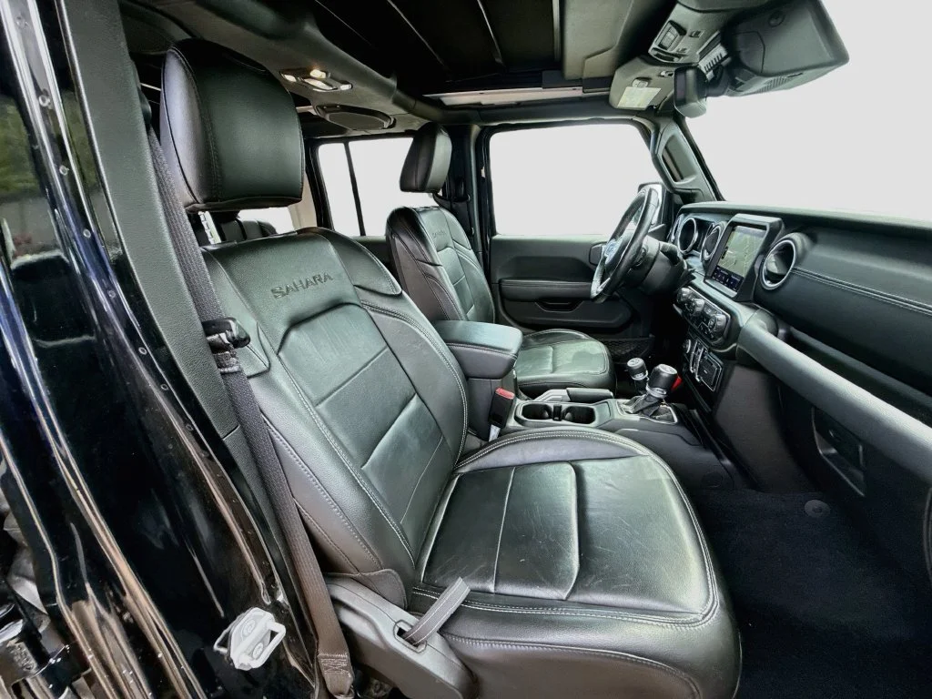 Used 2021 Black Jeep Unlimited Sahara 4xe image 34