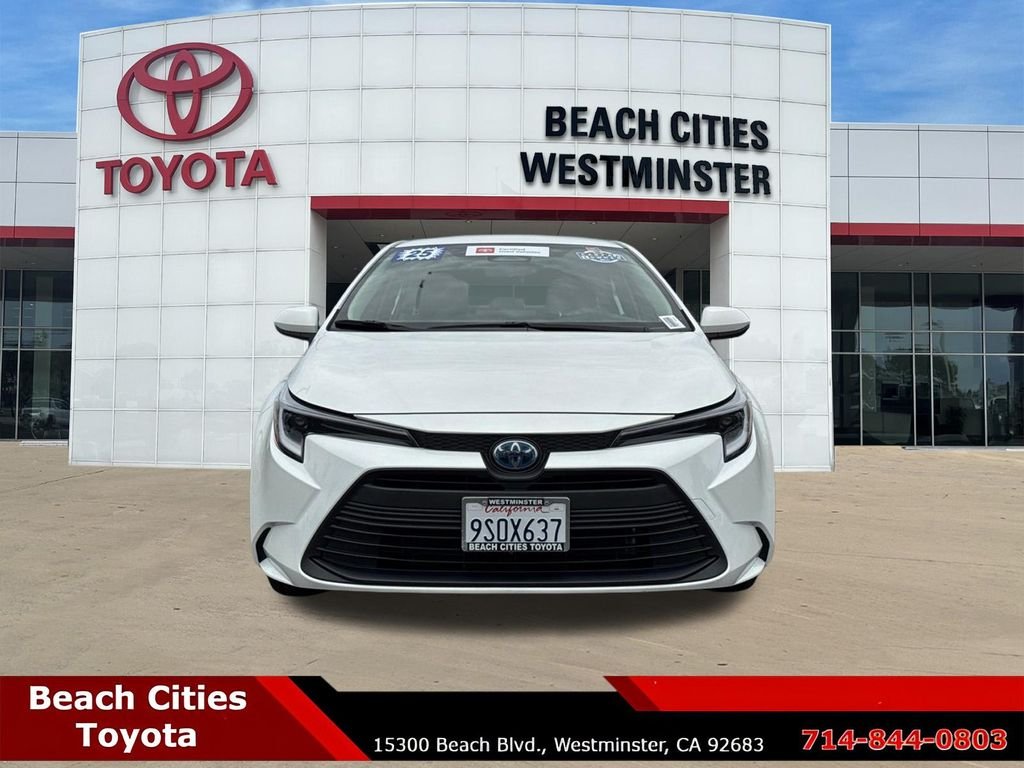 Certified Used 2025 White Toyota LE image 4