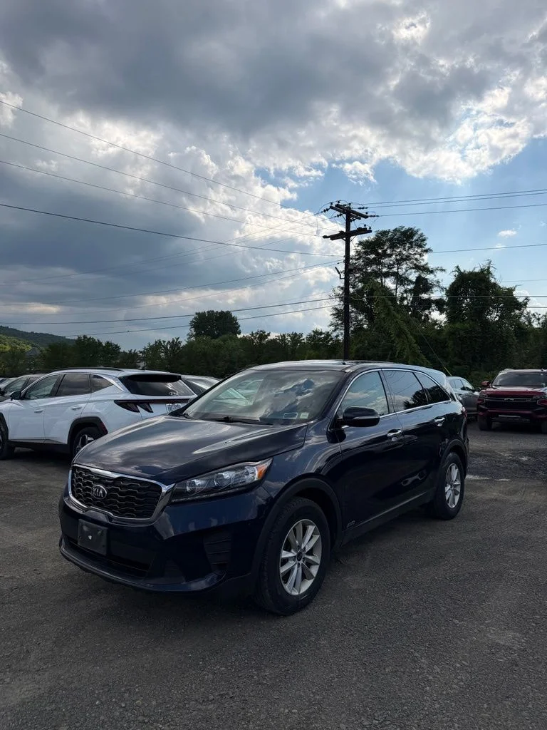 Used 2020 Blue Kia LX image 1