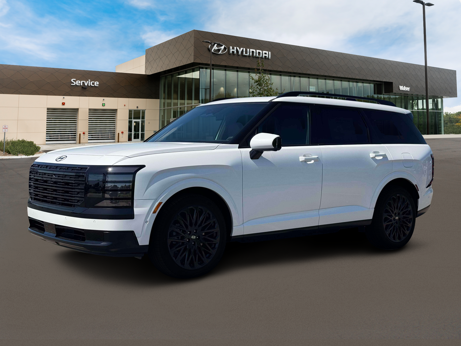 New 2027 Creamy White Pearl Hyundai Calligraphy Black Ink AWD image 15