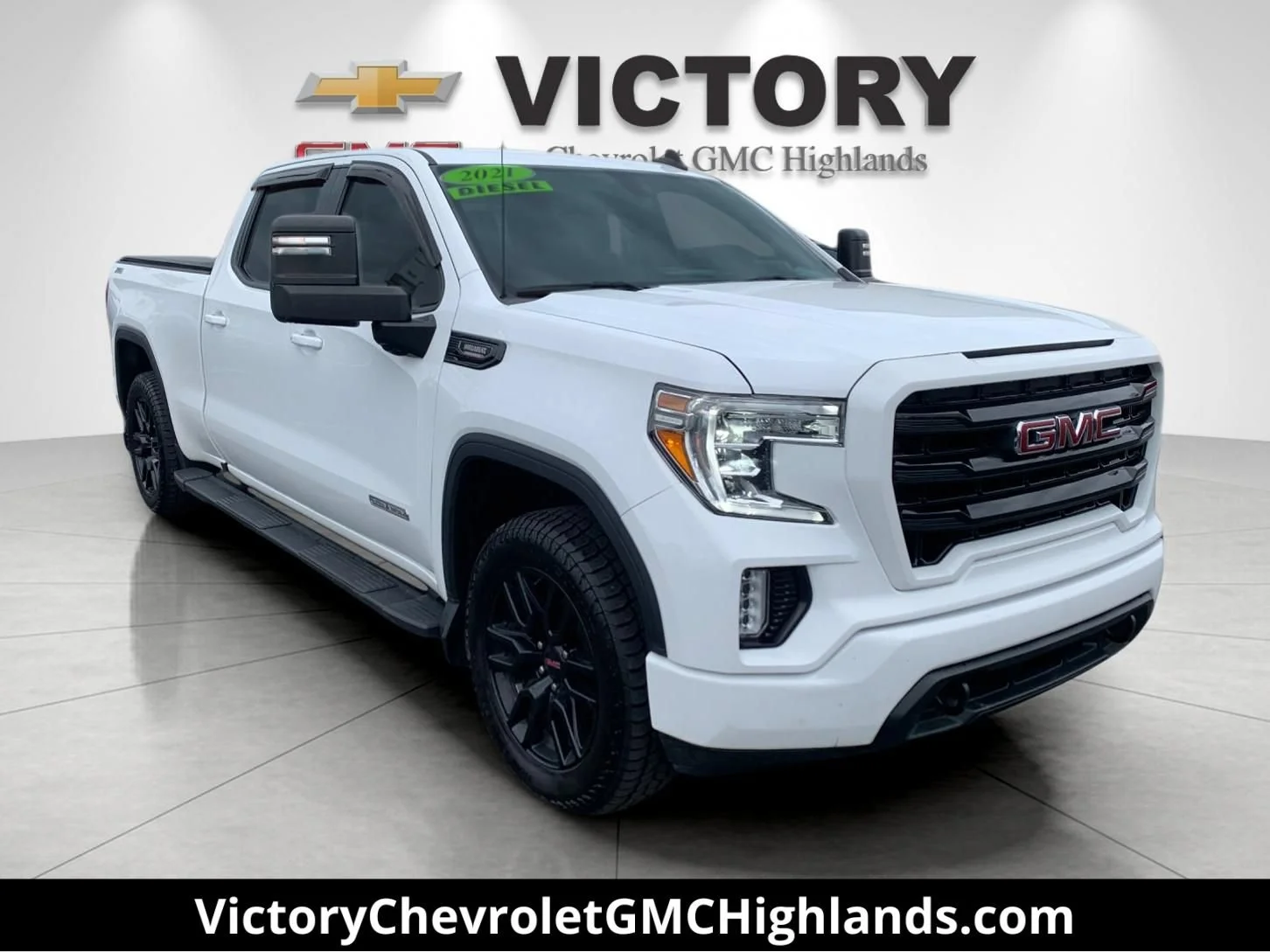 Used 2021 Summit White GMC Elevation image 1
