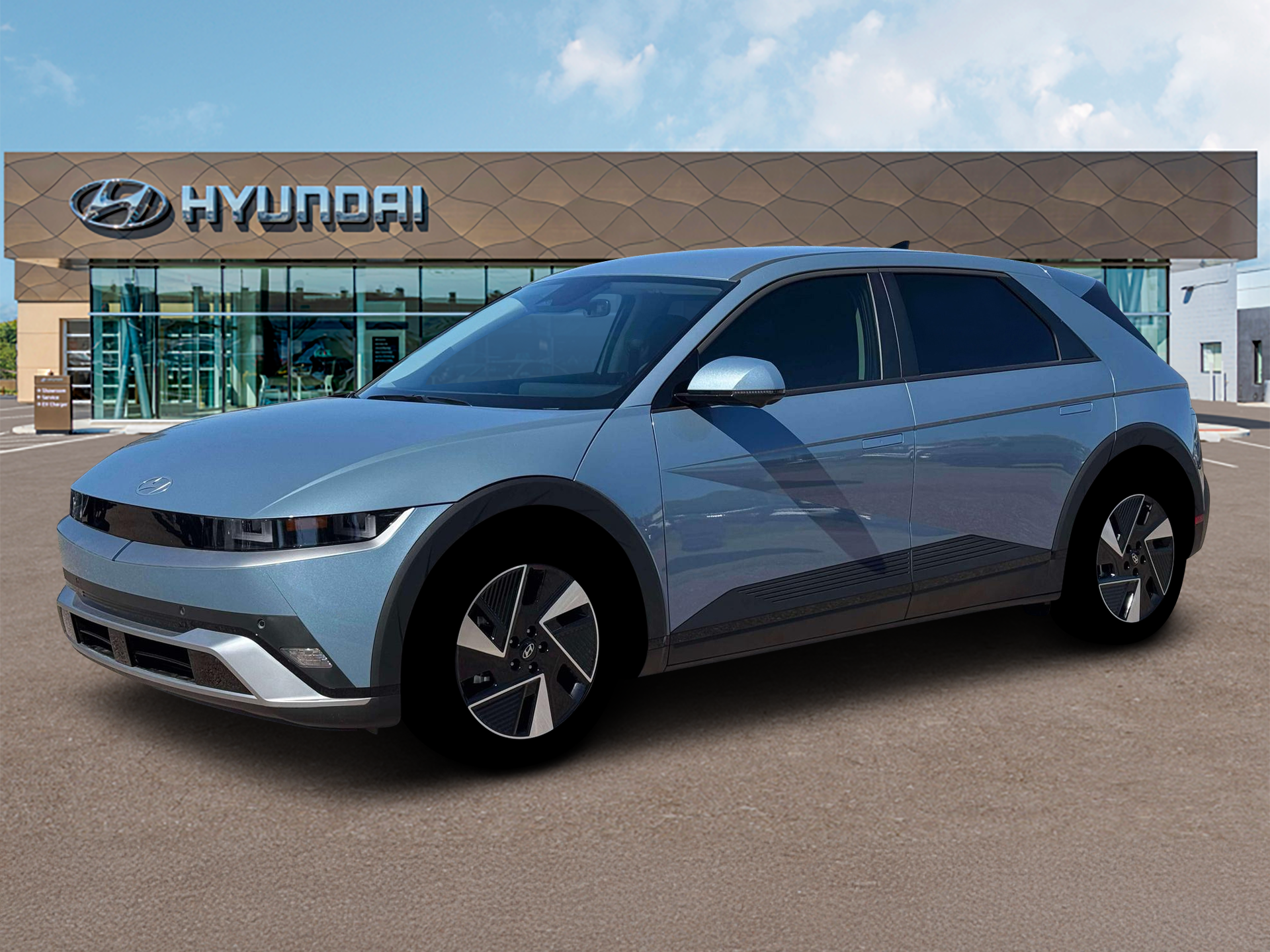 New 2026 Blue Hyundai SEL image 2