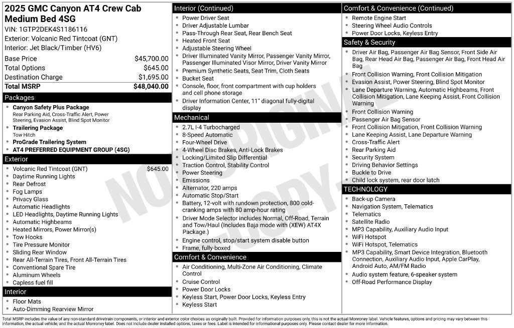 2025 GMC Canyon AT4 - Photo 9