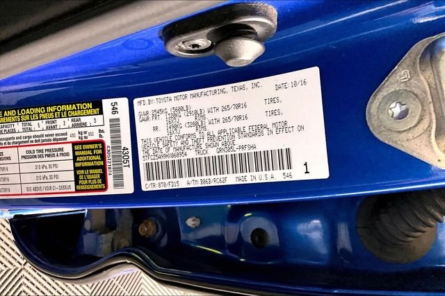 Used 2017 Blue Toyota TRD Off-Road image 5