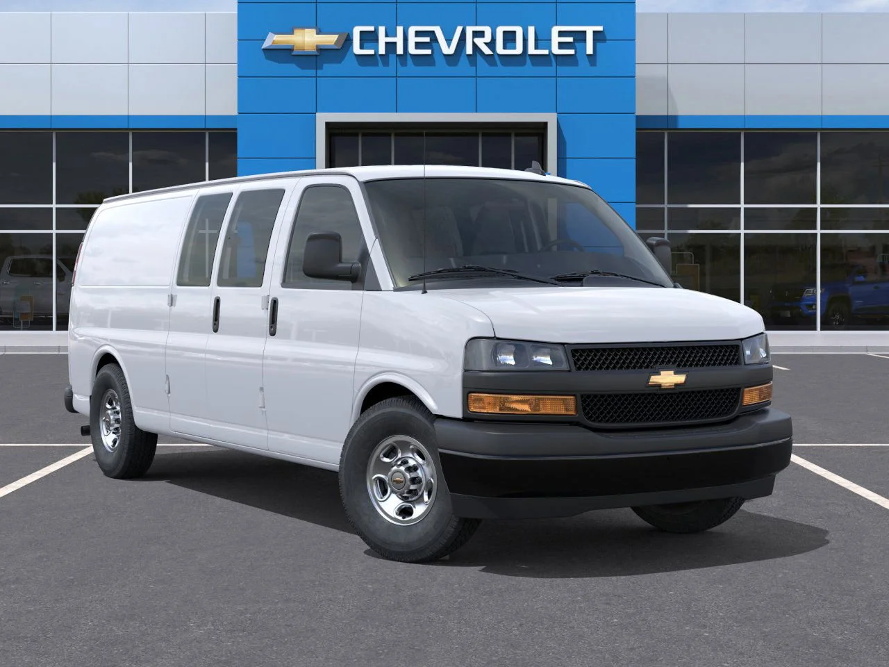 New 2025 White Chevrolet Work Van image 7