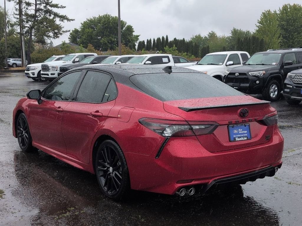 Certified Used 2021 Midnight Black Metallic Toyota XSE image 3