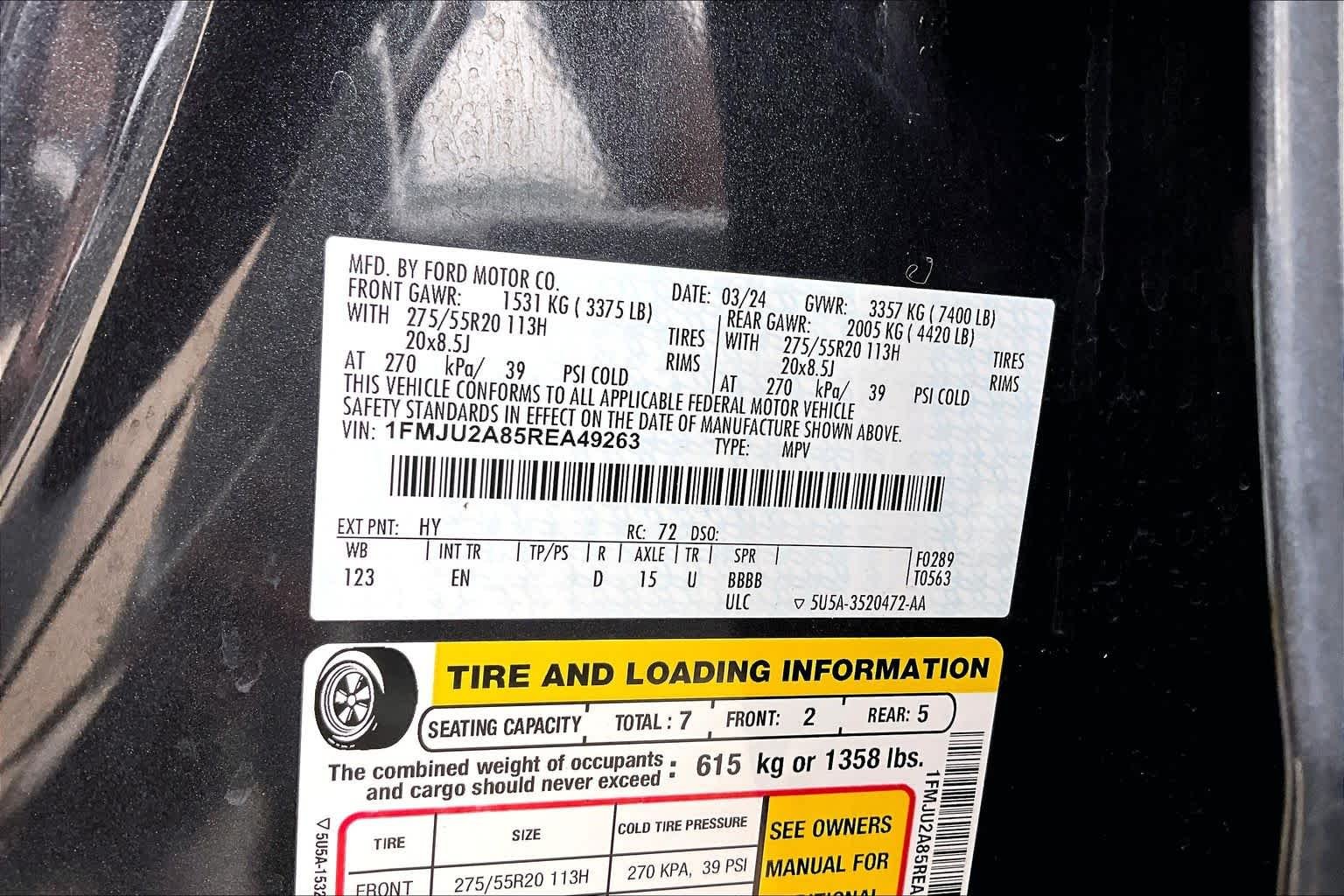 Used 2024 Dark Matter Gray Ford Limited image 37