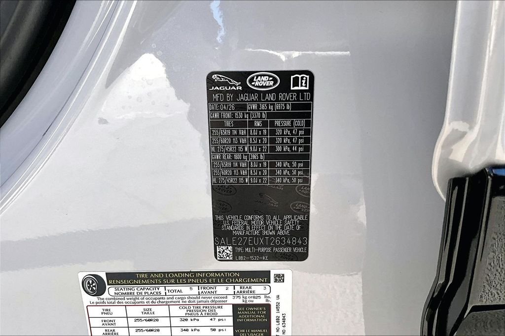 New 2026 Borasco Grey LAND ROVER X-Dynamic SE image 8