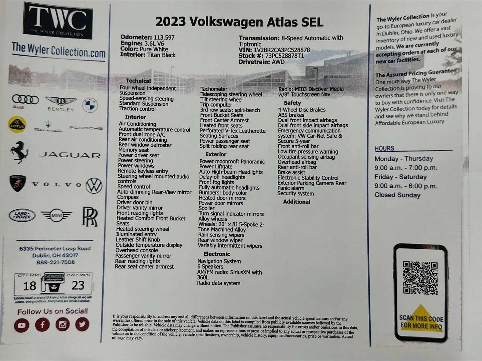 Used 2023 White Volkswagen  image 47