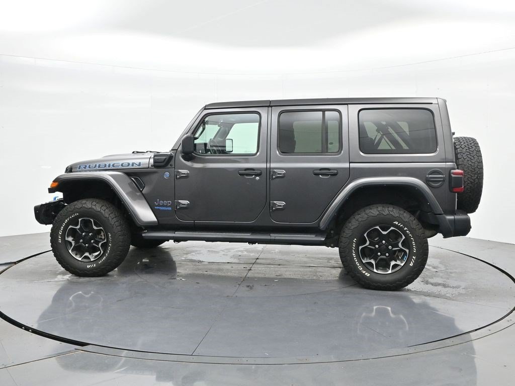 Used 2021 Granite Crystal Metallic Clearcoat Jeep Unlimited Rubicon image 4