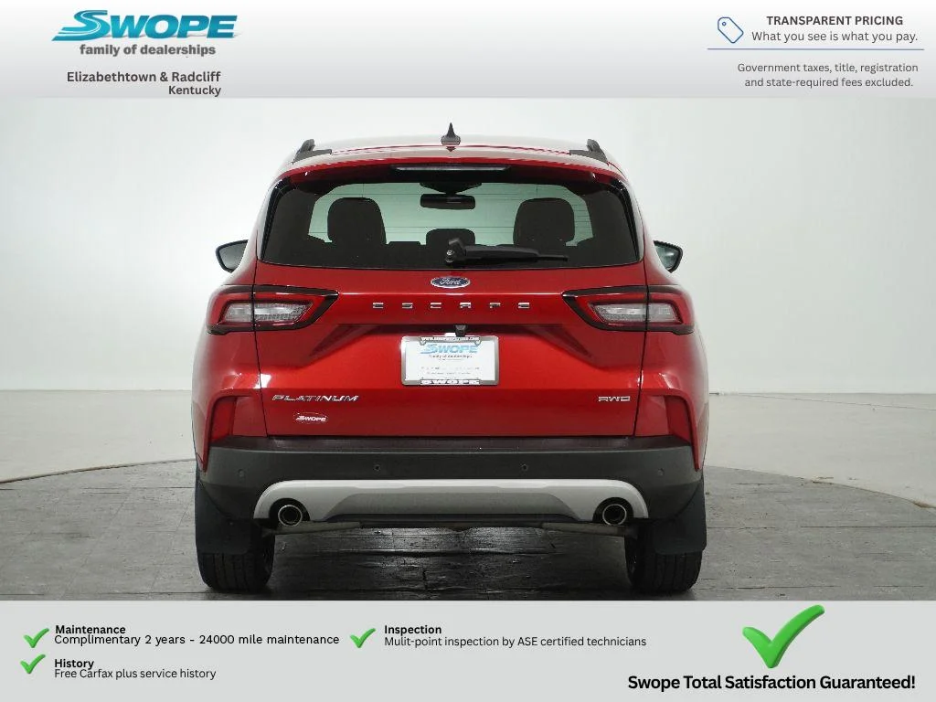 Certified Used 2023 Red Ford Platinum image 6