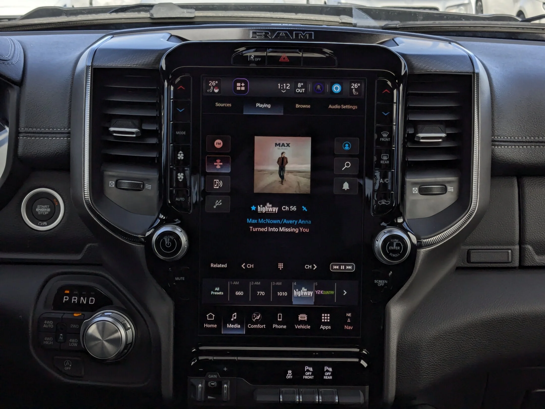 New 2026 Black RAM Sport - - 64 Box - Pano Sunroof - Sport Perf Hood - Anti-Spin Rear Axle - Trailer Brake Control image 21