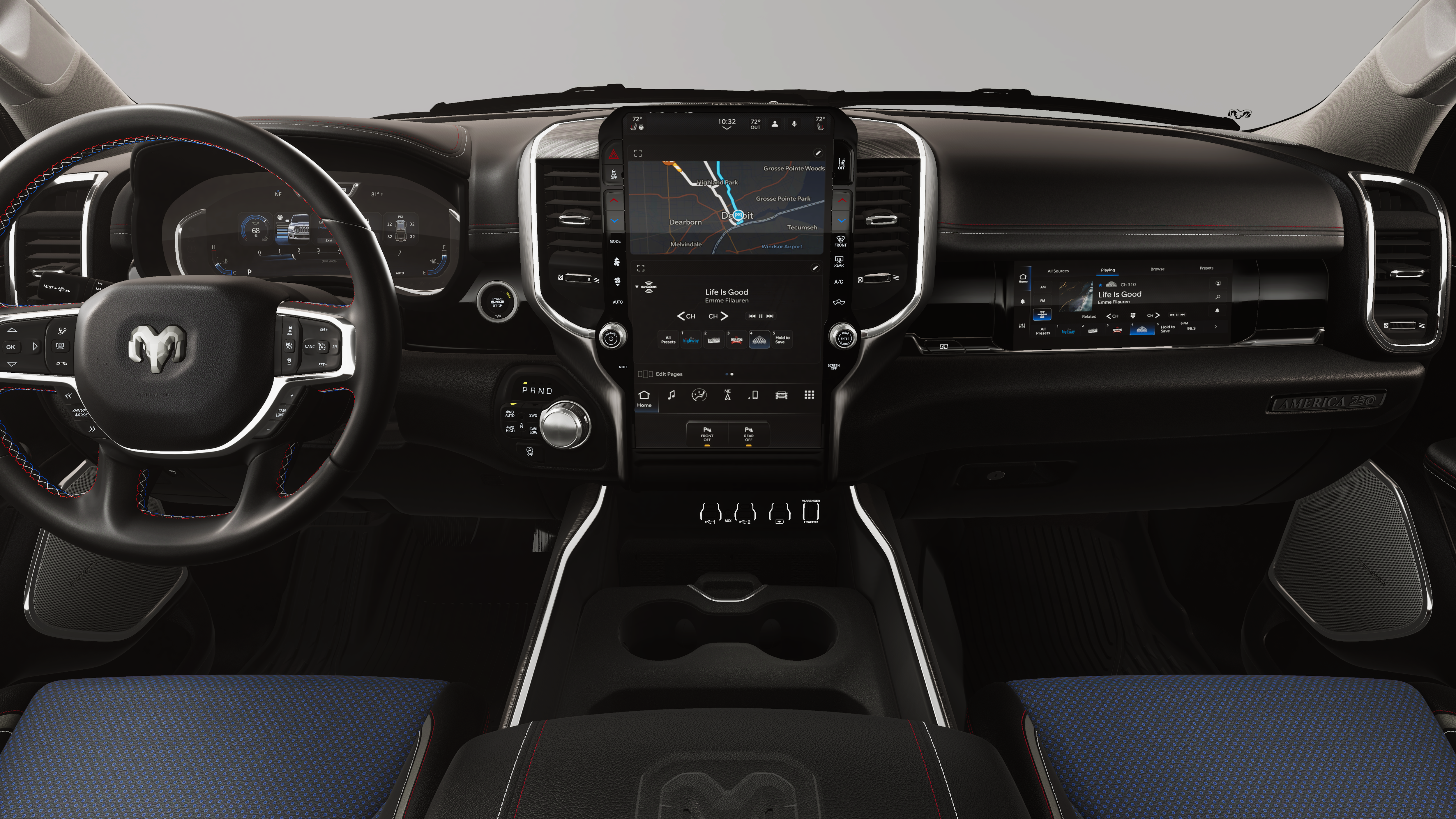 New 2026 Molten Red Pearl-Coat Exterior Paint RAM LARAMIE image 6