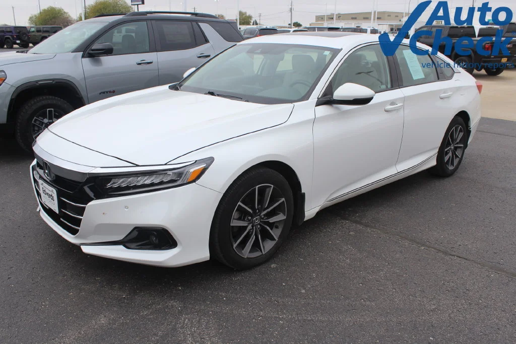 Used 2022 Platinum White Pearl Honda EX-L image 4