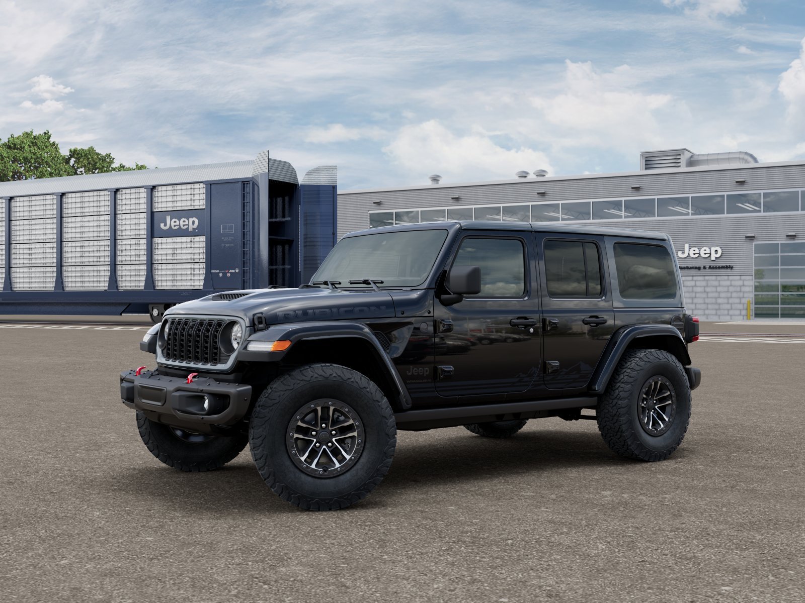 New 2026 Black Clearcoat Jeep Rubicon image 1