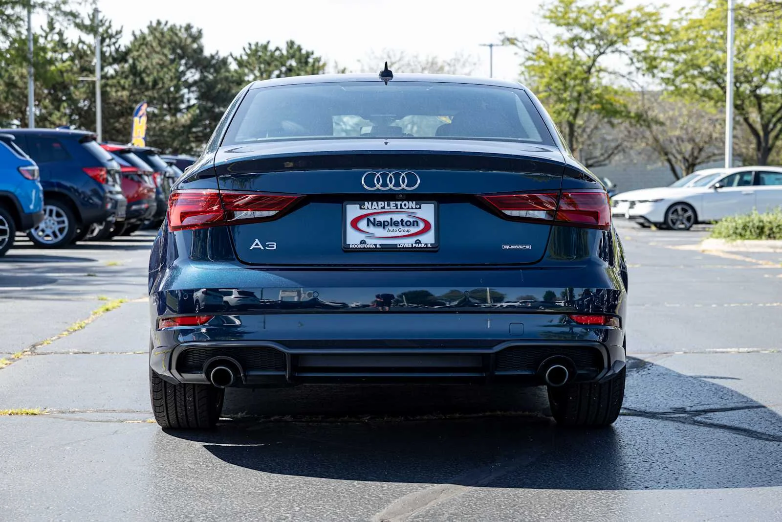 Used 2020 Cosmos Blue Metallic Audi S line Premium Plus image 4