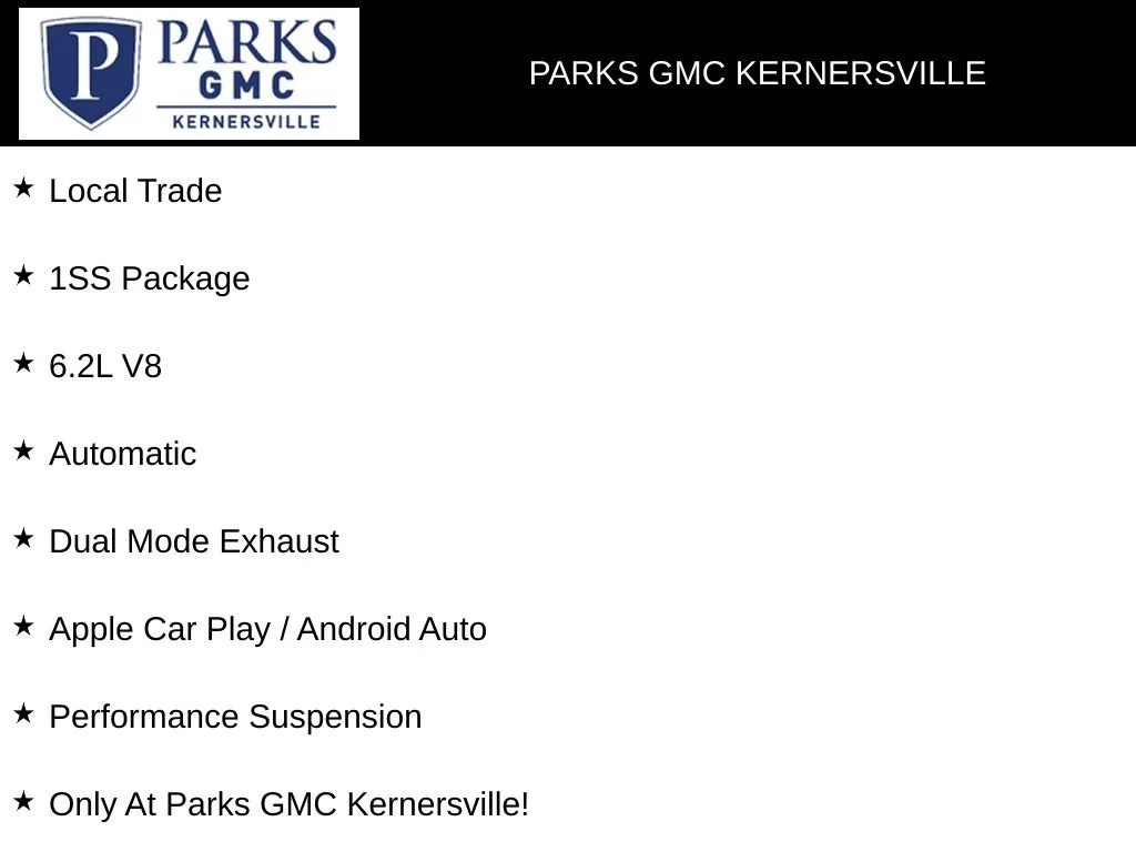 Used 2018 BLACK Chevrolet 1SS image 4