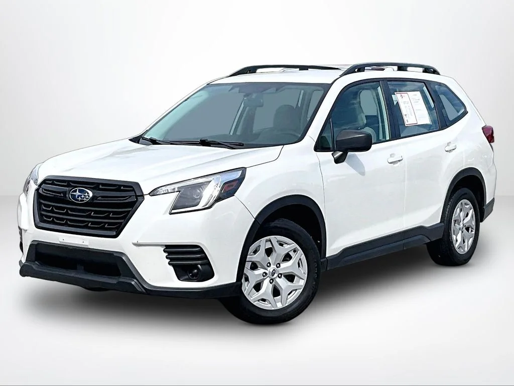 Used 2023 White Subaru Base image 2