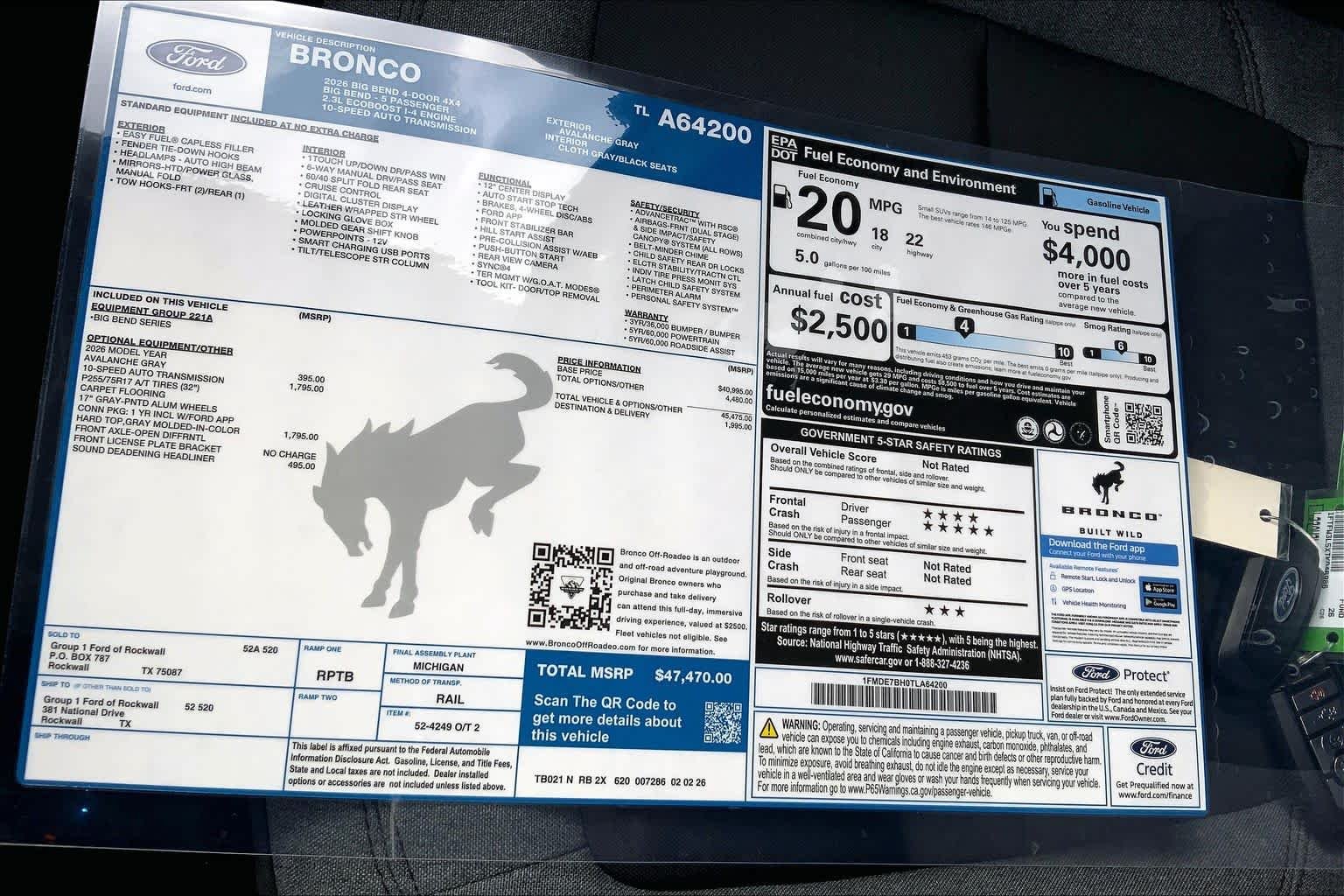 New 2026 Avalanche Ford Big Bend® image 19