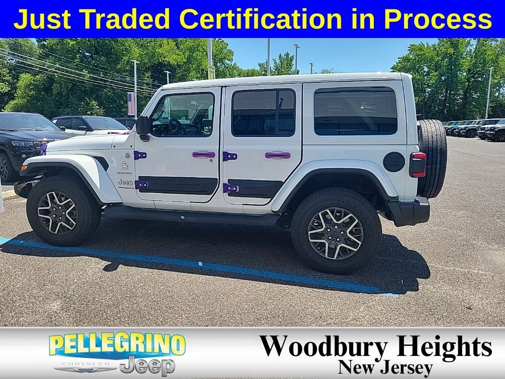 Certified Used 2024 White Jeep Sahara image 2